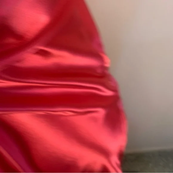 Christian Dior VTG Satin Logo Embroidered Full Length Slip Dress - Picture 4 of 15